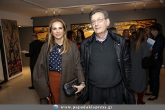 Εγκαίνια έκθεσης Μίνας Βαλυράκη
