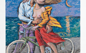 Summer Love Silkscreen by Pavlos Samios at Ikastikos Kiklos Sianti Gallery