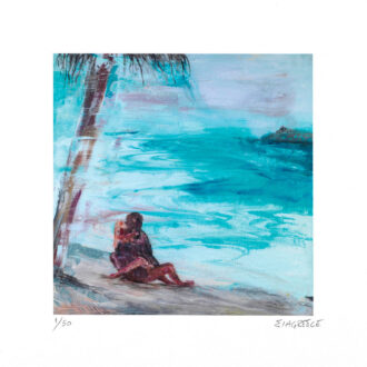 σιάγκρης-παναγιώτης-paradise-μεταξοτυπία